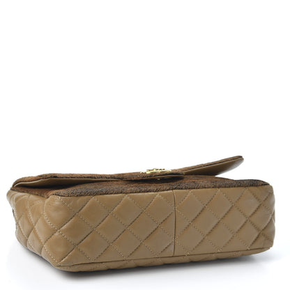 Chanel Pony Hair Lambskin Medium Paris Dallas Single Flap Brown 3 of 9