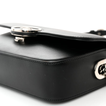 Gucci Senna Calfskin Petite GG Top Handle Shoulder Bag Black 9 of 10