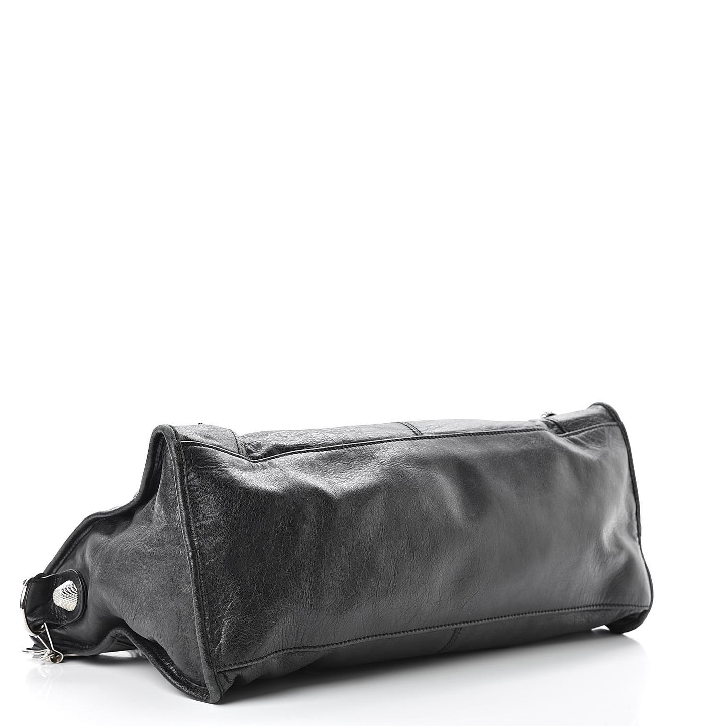 Agneau Giant 21 Silver Hardware Part Time Black