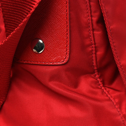 Prada Nylon Vela Sport Messenger Bag Rosso 10 of 12