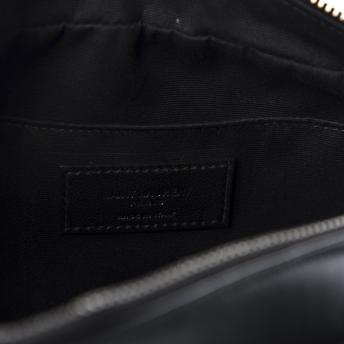Calfskin Matelasse Monogram Lou Camera Bag Black