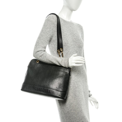 Chanel Caviar Shoulder Bag Black 2 of 7