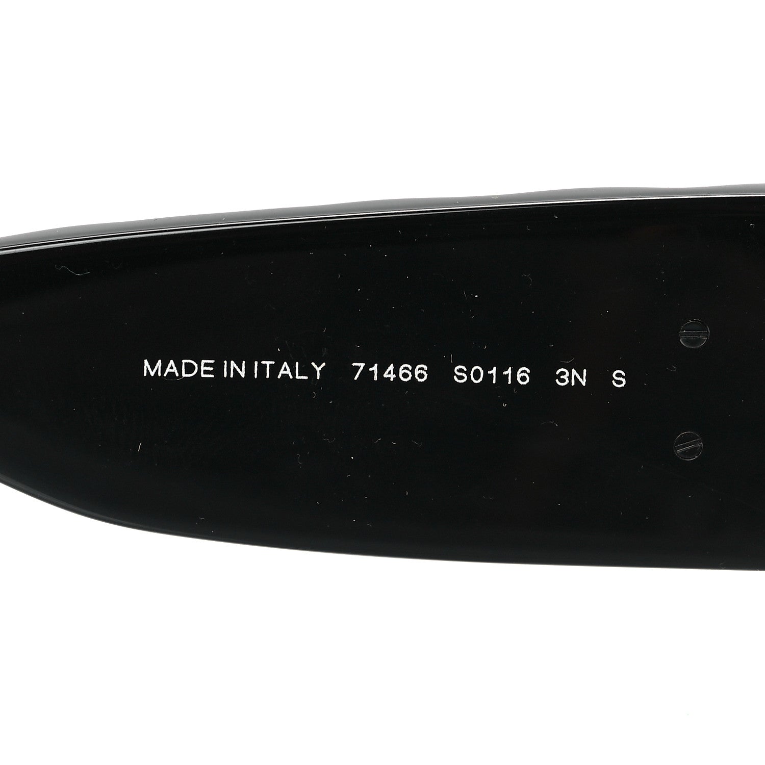 Chanel Acetate Shield Sunglasses 71466 Black 6 of 6