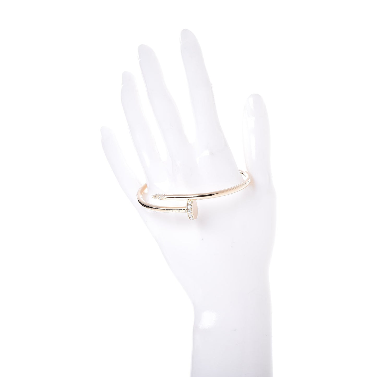 18K Yellow Gold Diamond Juste Un Clou Bracelet 17