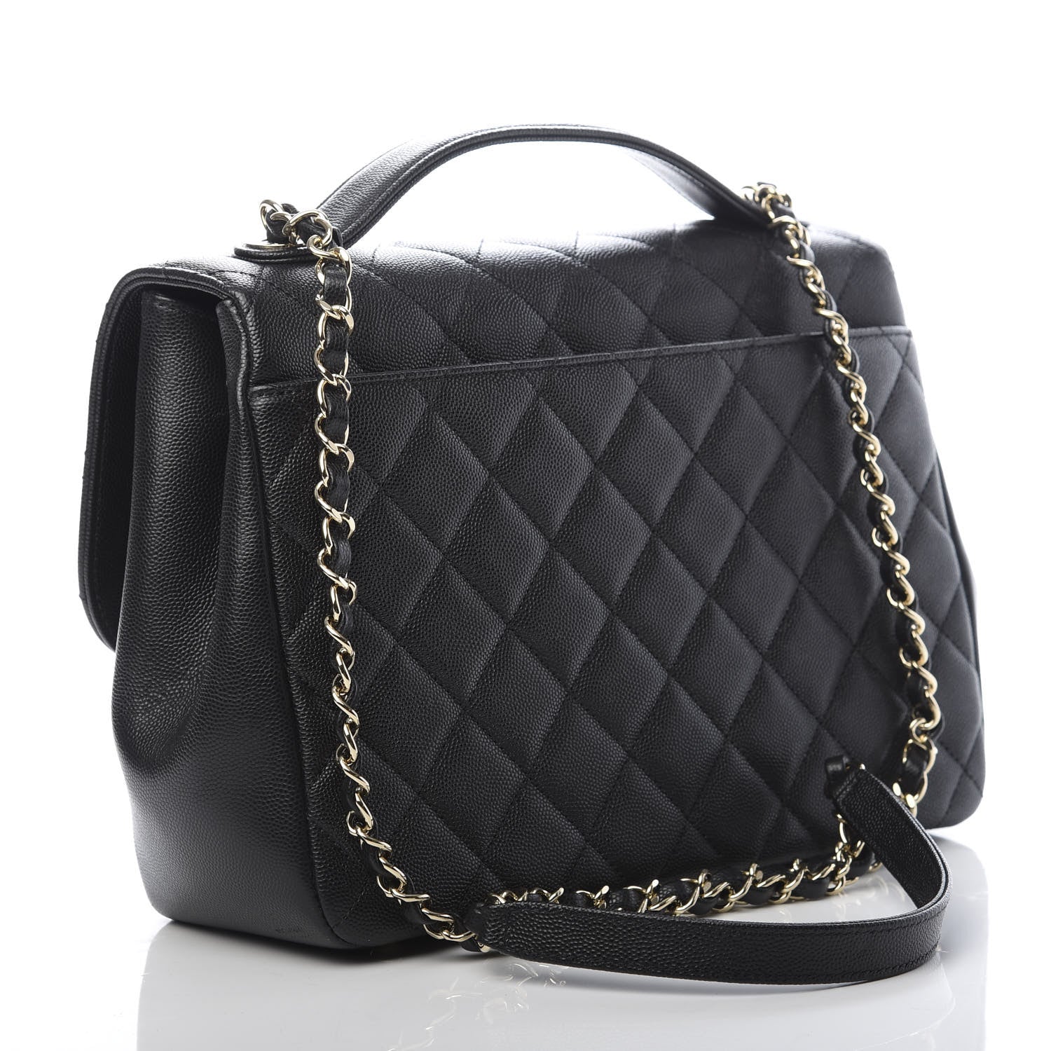 Chanel Caviar Quilted Large Business Affinity Flap Black 3 of 10