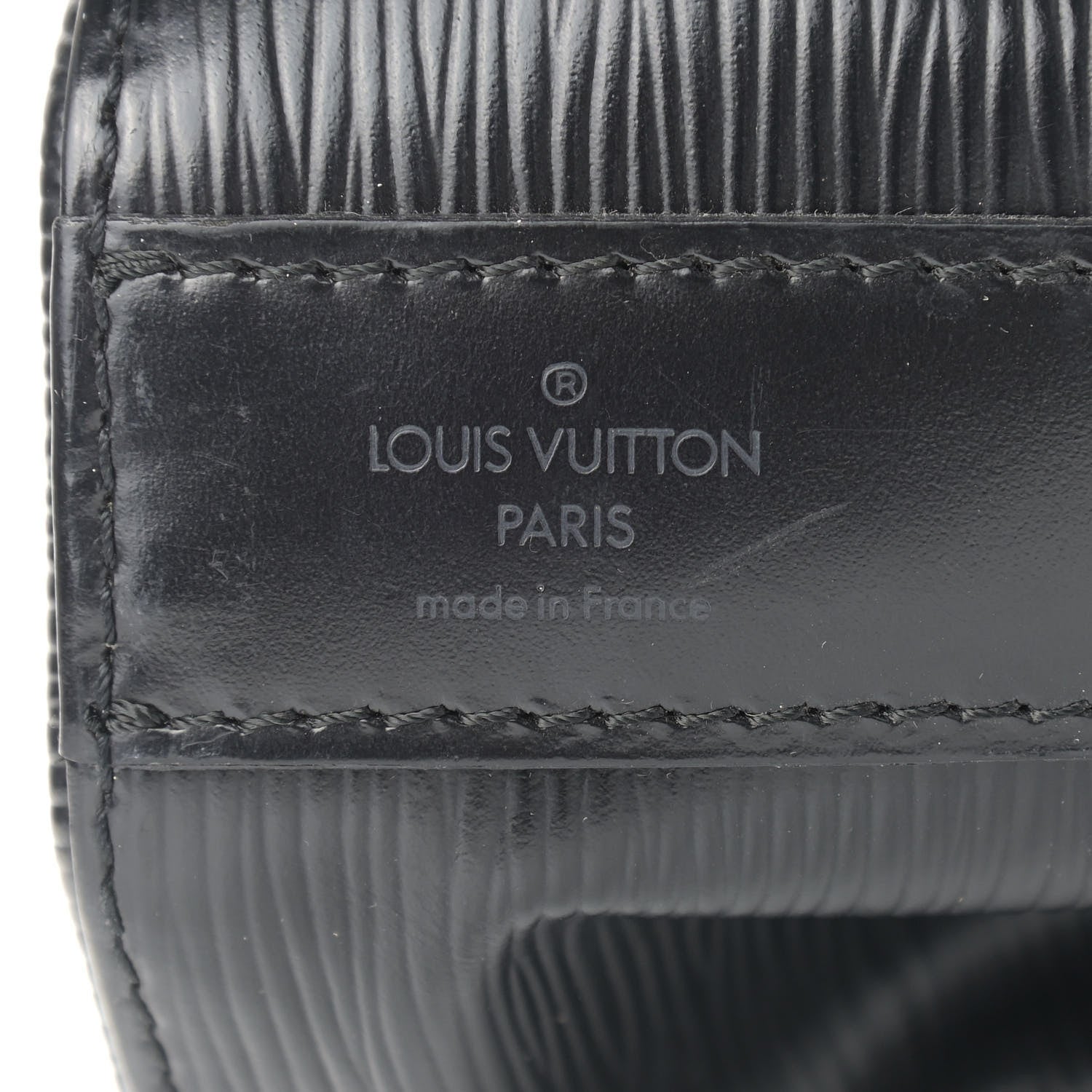Louis Vuitton Epi Sac D'Epaule Black 6 of 14