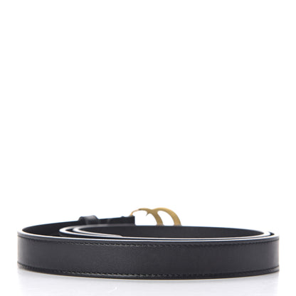 Gucci Calfskin Double G 20mm Belt 85 34 Black 3 of 8