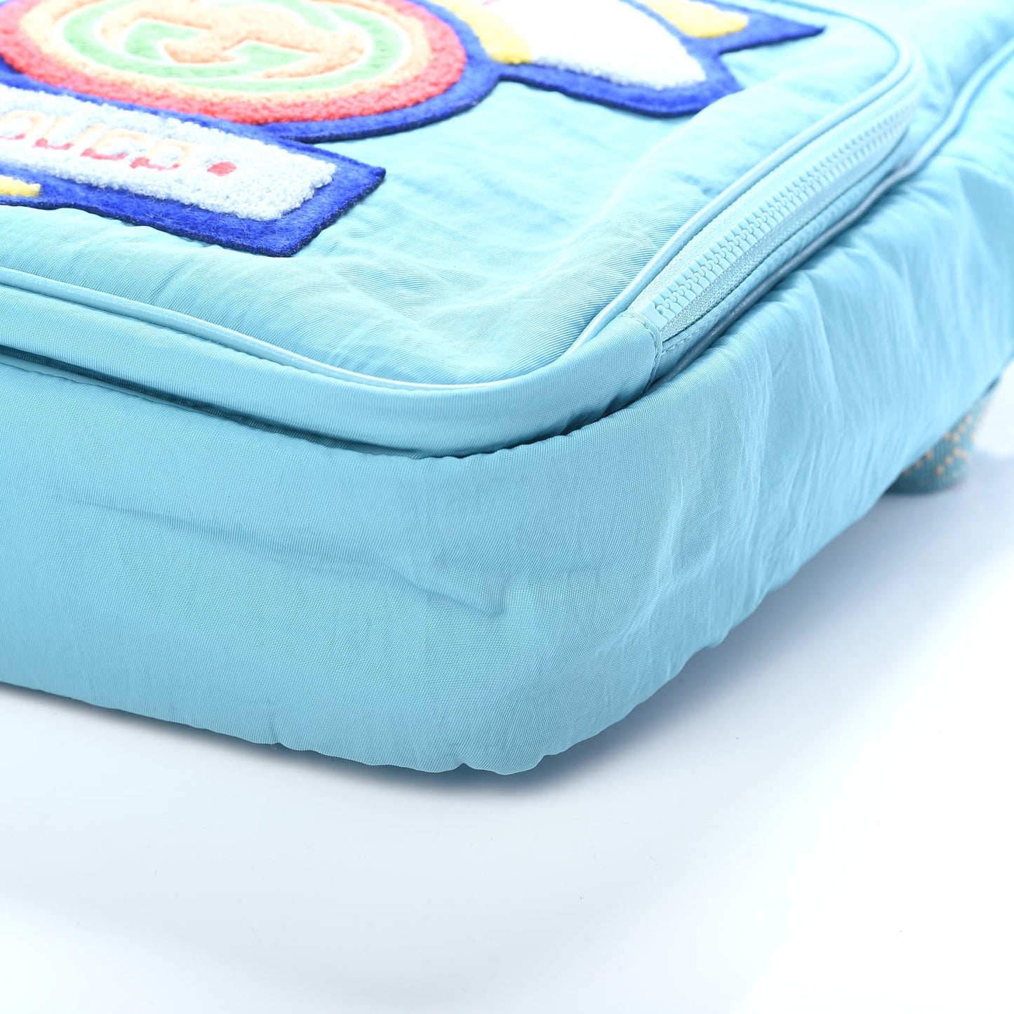 Nylon Twill 80s Logo Patch Backpack Lago