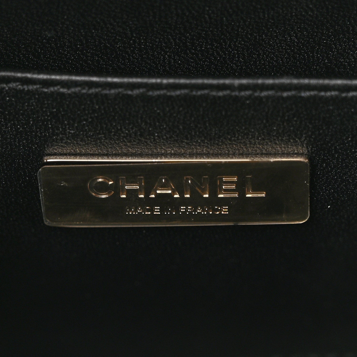 Chanel Calfskin Quilted Studded Square Vanity Case Black 6 of 10