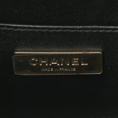 Chanel Calfskin Quilted Studded Square Vanity Case Black 6 of 10