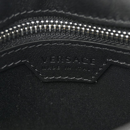 Versace Calfskin Small Biker Chain Satchel Black 6 of 12