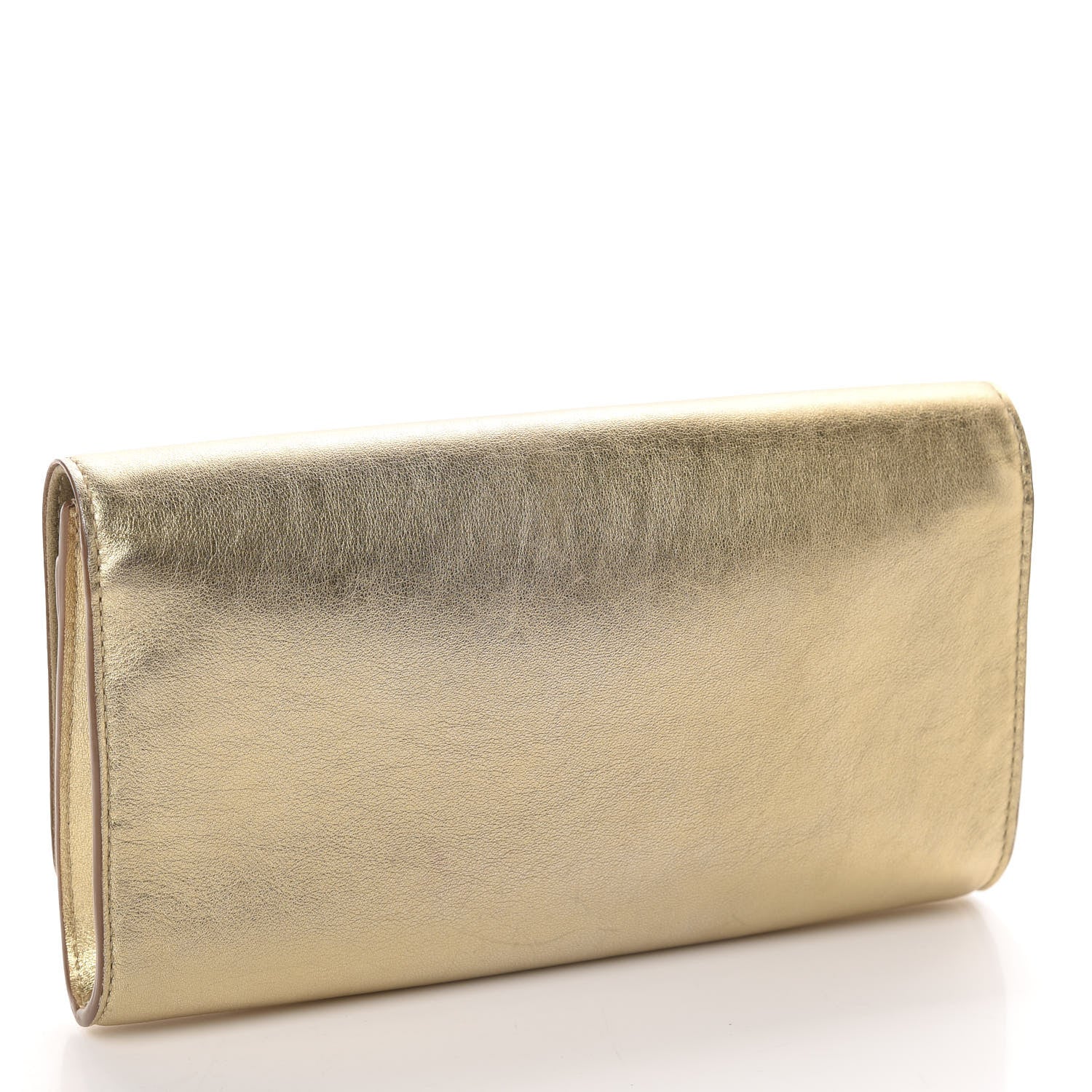 Louis Vuitton Calfskin Neo Sobe Louise EW Clutch Gold 3 of 11