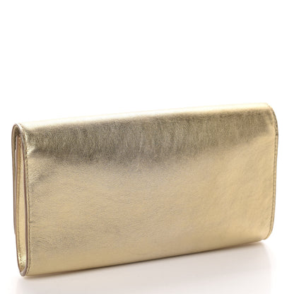 Louis Vuitton Calfskin Neo Sobe Louise EW Clutch Gold 3 of 11