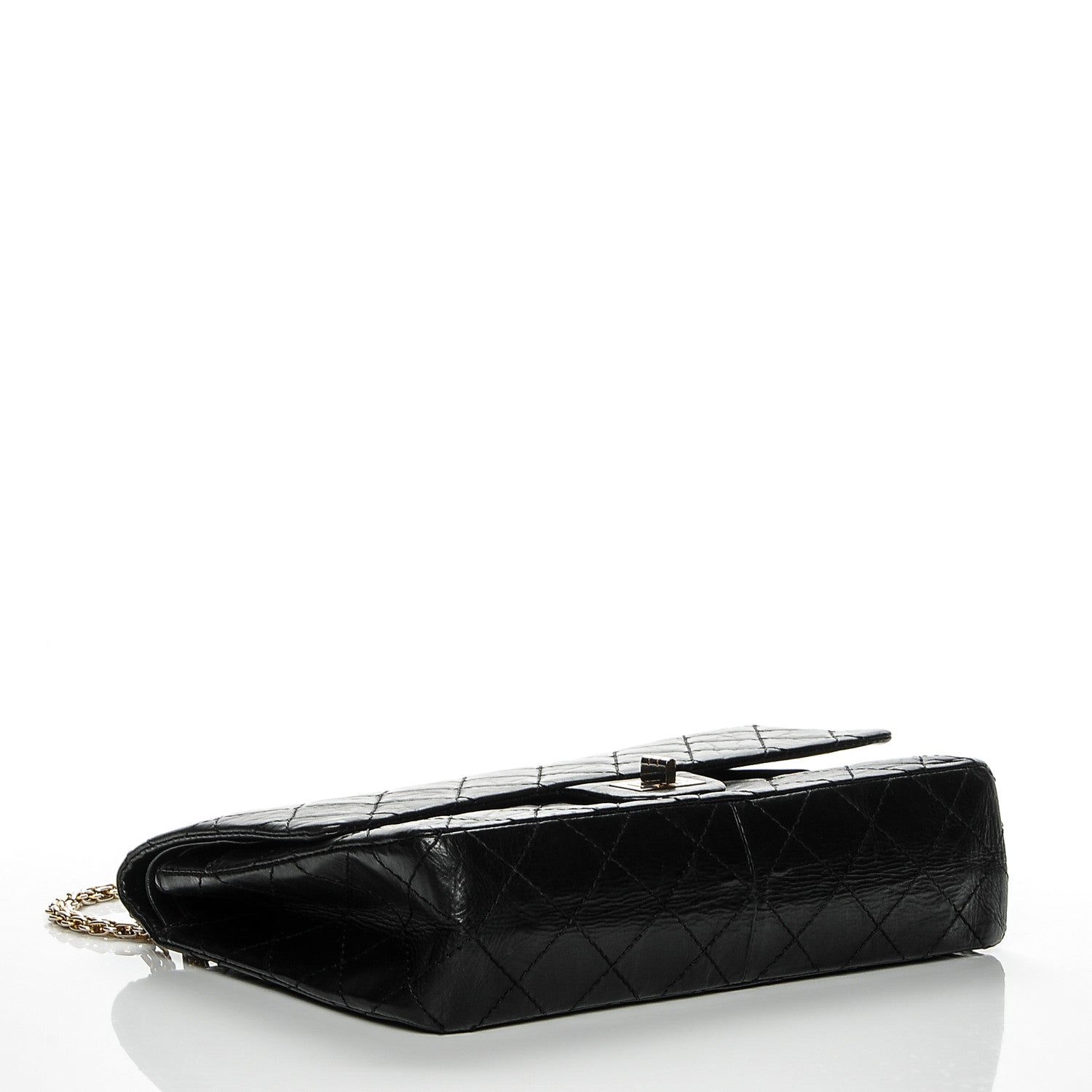 Chanel Aged Calfskin Quilted 2.55 Reissue 226 Flap Black 4 of 8