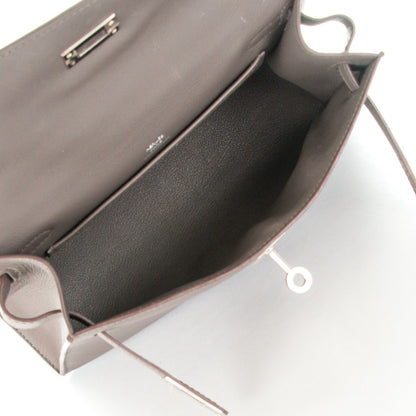 Hermes Swift Kelly Pochette Clutch Etain 7 of 18