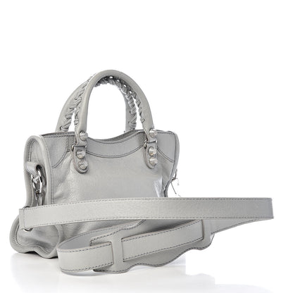Balenciaga Agneau Giant 12 Silver Hardware Mini City Gris Glace 3 of 10