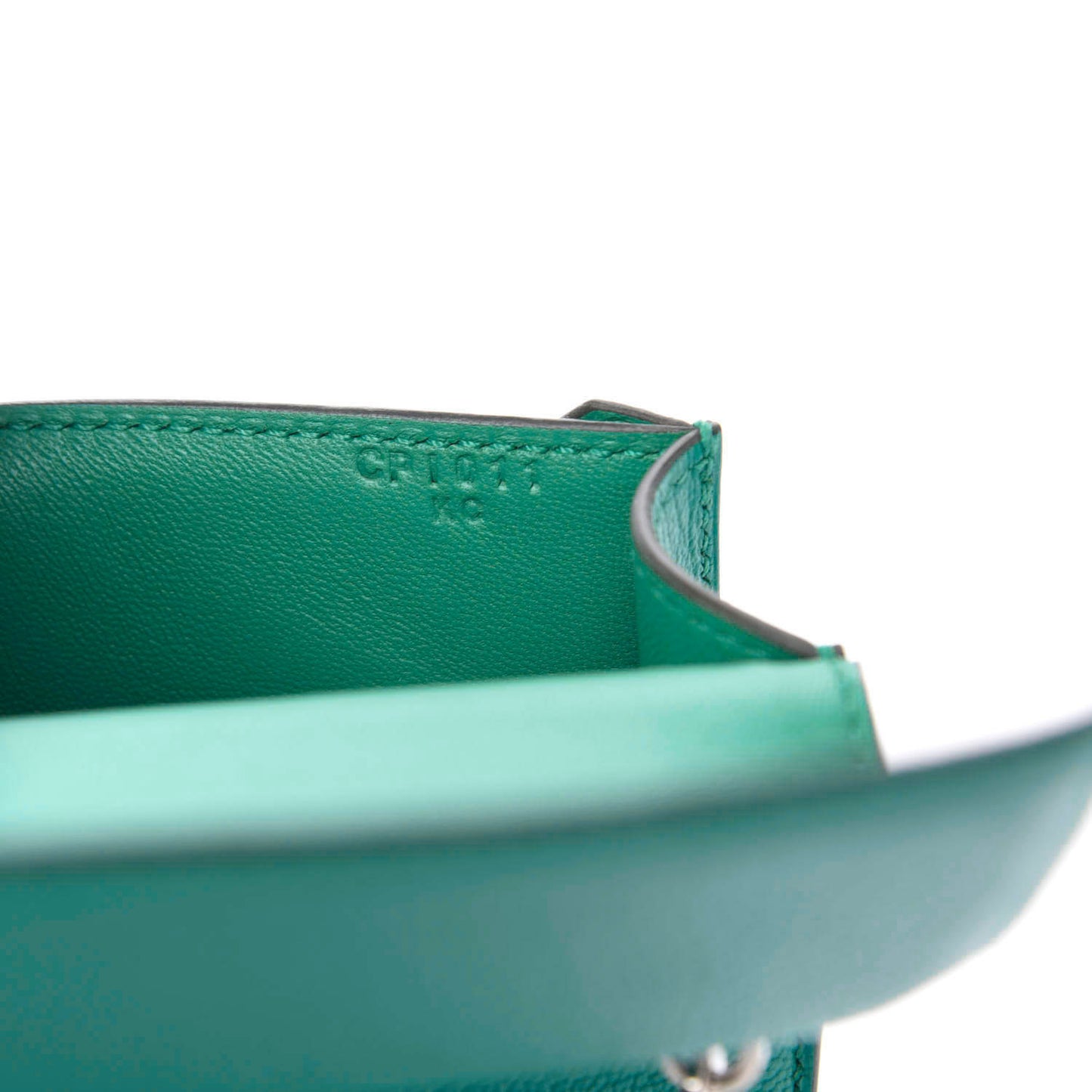 Chevre Mysore Mini Verrou Chaine Bag Bleu Paon