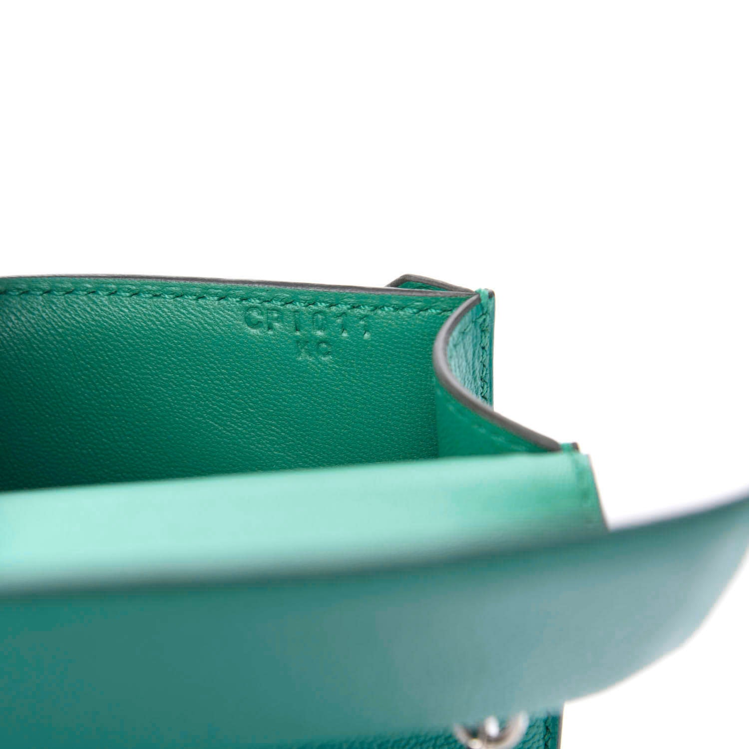 Hermes Chevre Mysore Mini Verrou Chaine Bag Bleu Paon 9 of 10
