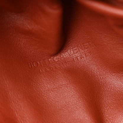 Bottega Veneta Smooth Butter Calf The Pouch Oversized Clutch Rust 6 of 10