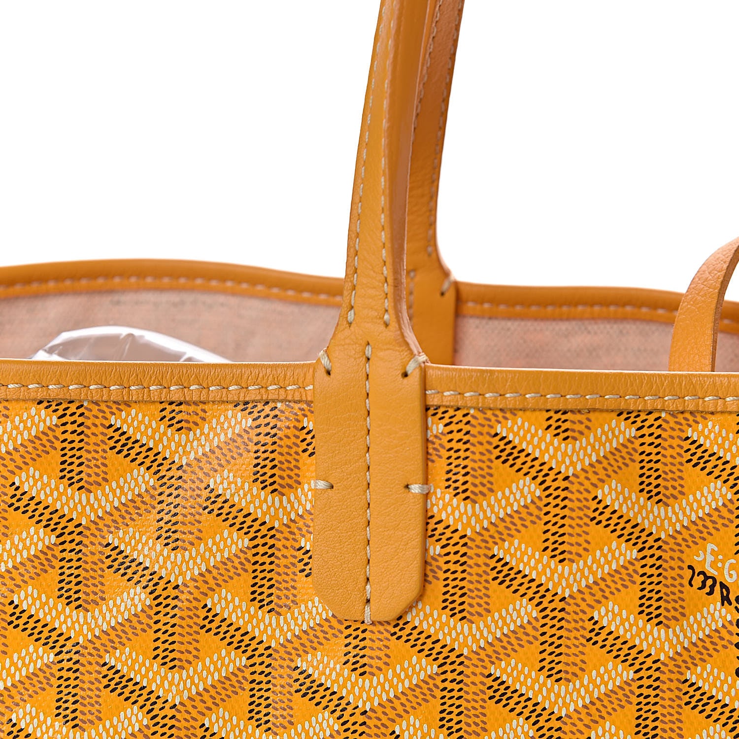 Goyard Goyardine Saint Louis PM Yellow 14 of 18