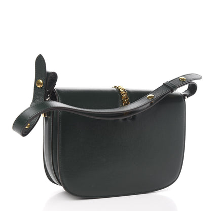 Gucci Azalea Calfskin Small Sylvie 1969 Flap Messenger Bag Green 3 of 10