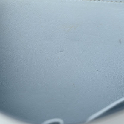 Celine Box Calfskin Medium Classic Box Flap Bag Sky 14 of 16