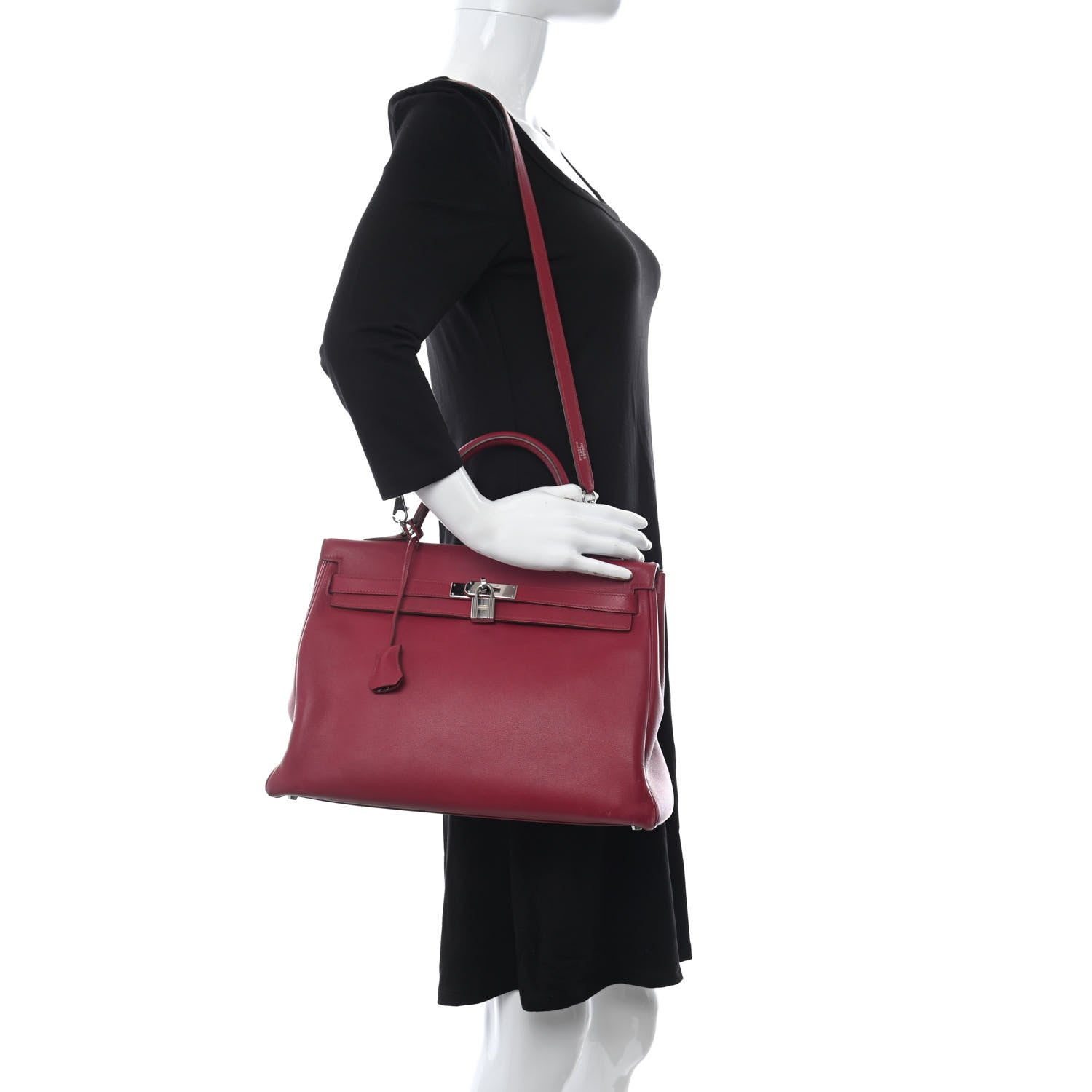 Hermes Swift Kelly Retourne 35 Rubis 2 of 20