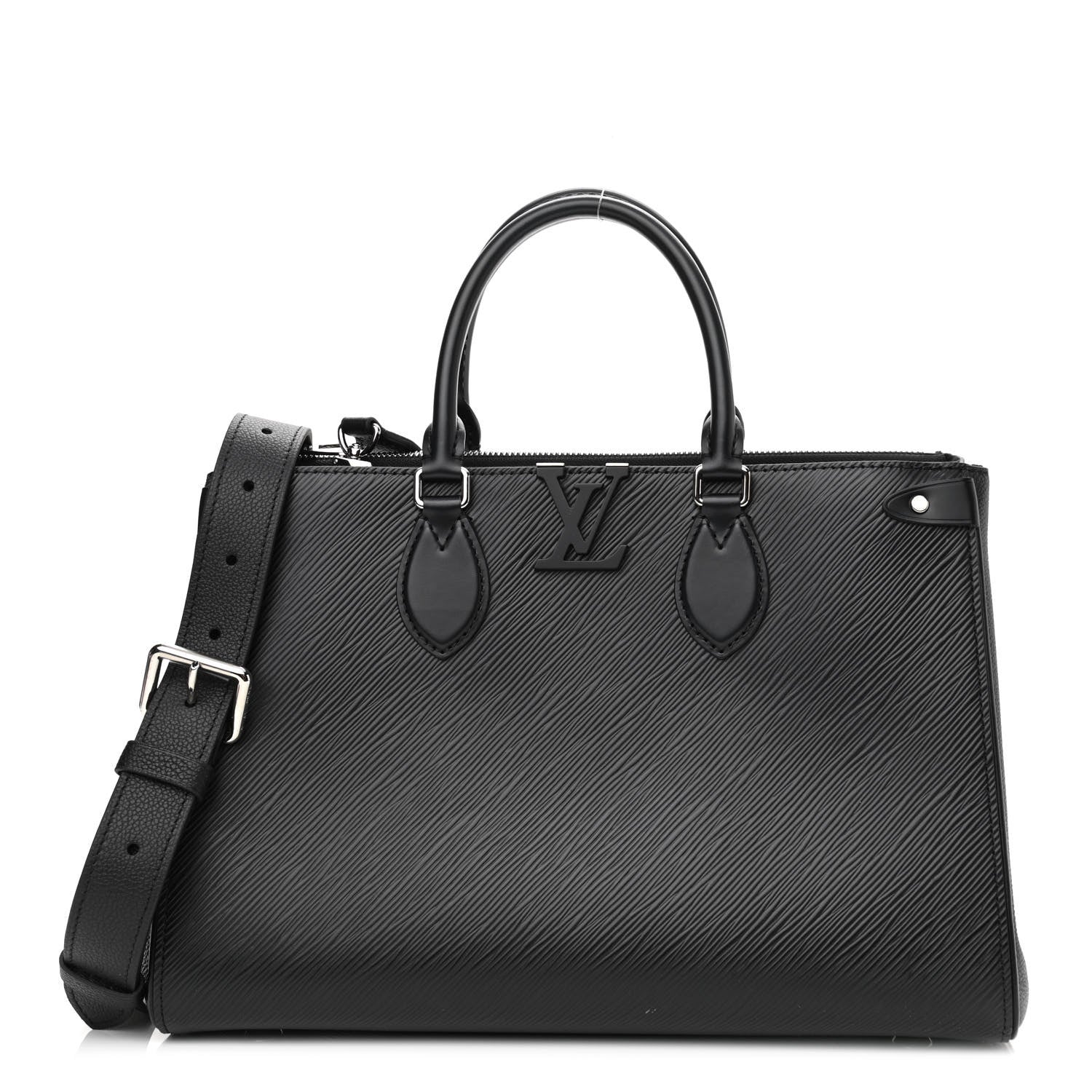Louis Vuitton Epi Grenelle Tote MM Black 1 of 12