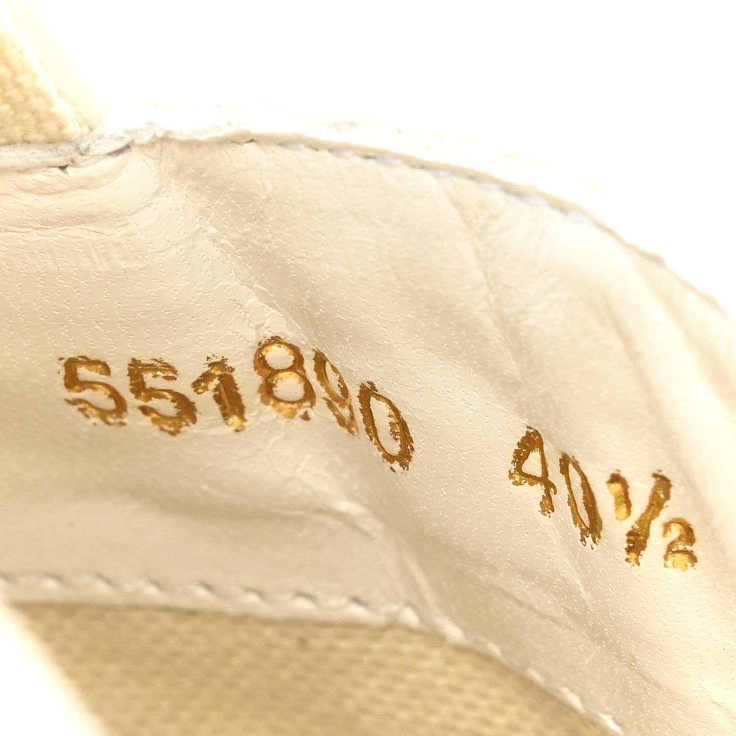 Nappa Matelasse GG Marmont Espadrilles 40.5 Great White