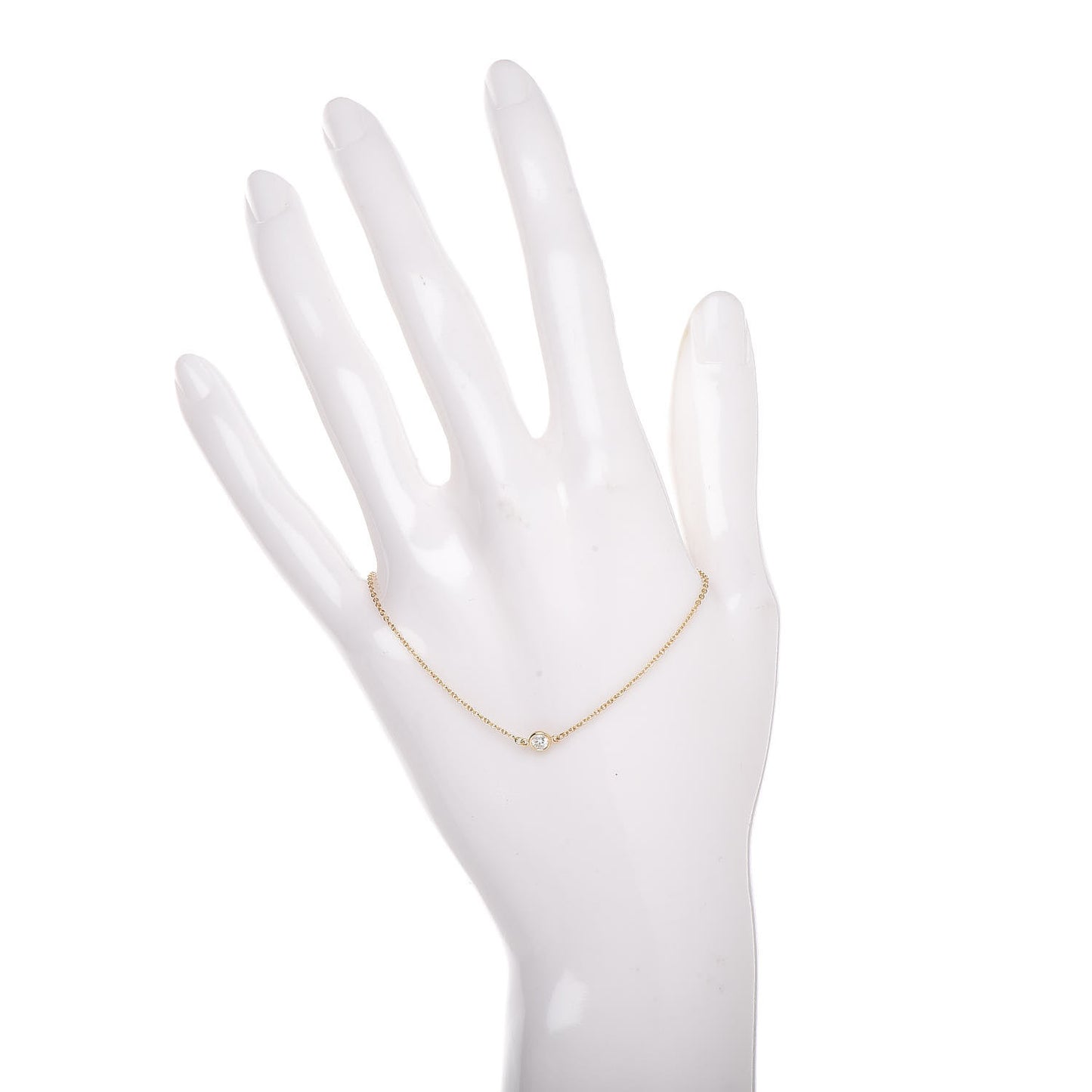 18K Yellow Gold Diamond .08ct Elsa Peretti Diamonds by the Yard Bracelet