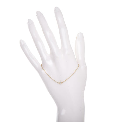 Tiffany 18K Yellow Gold Diamond .08ct Elsa Peretti Diamonds by the Yard Bracelet 2 of 5