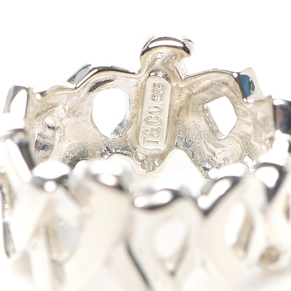 Tiffany Sterling Silver Paloma Picasso Love Kisses Ring 47 4 5 of 5