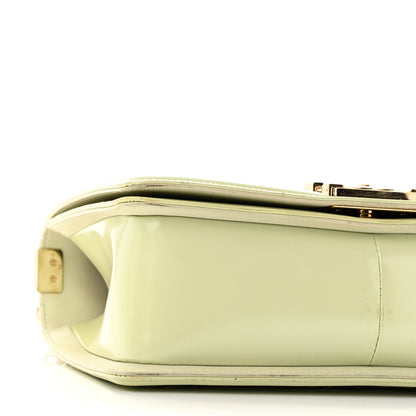 Chanel Patent Quilted Medium Boy Flap Light Green 8 of 9