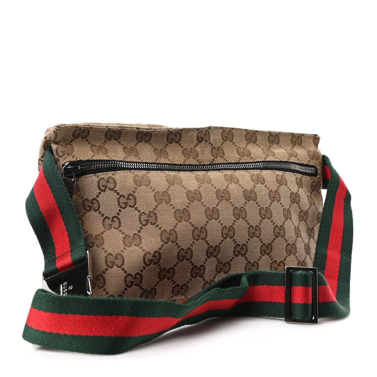 Gucci Monogram Web Belt Bag Dark Brown 3 of 10