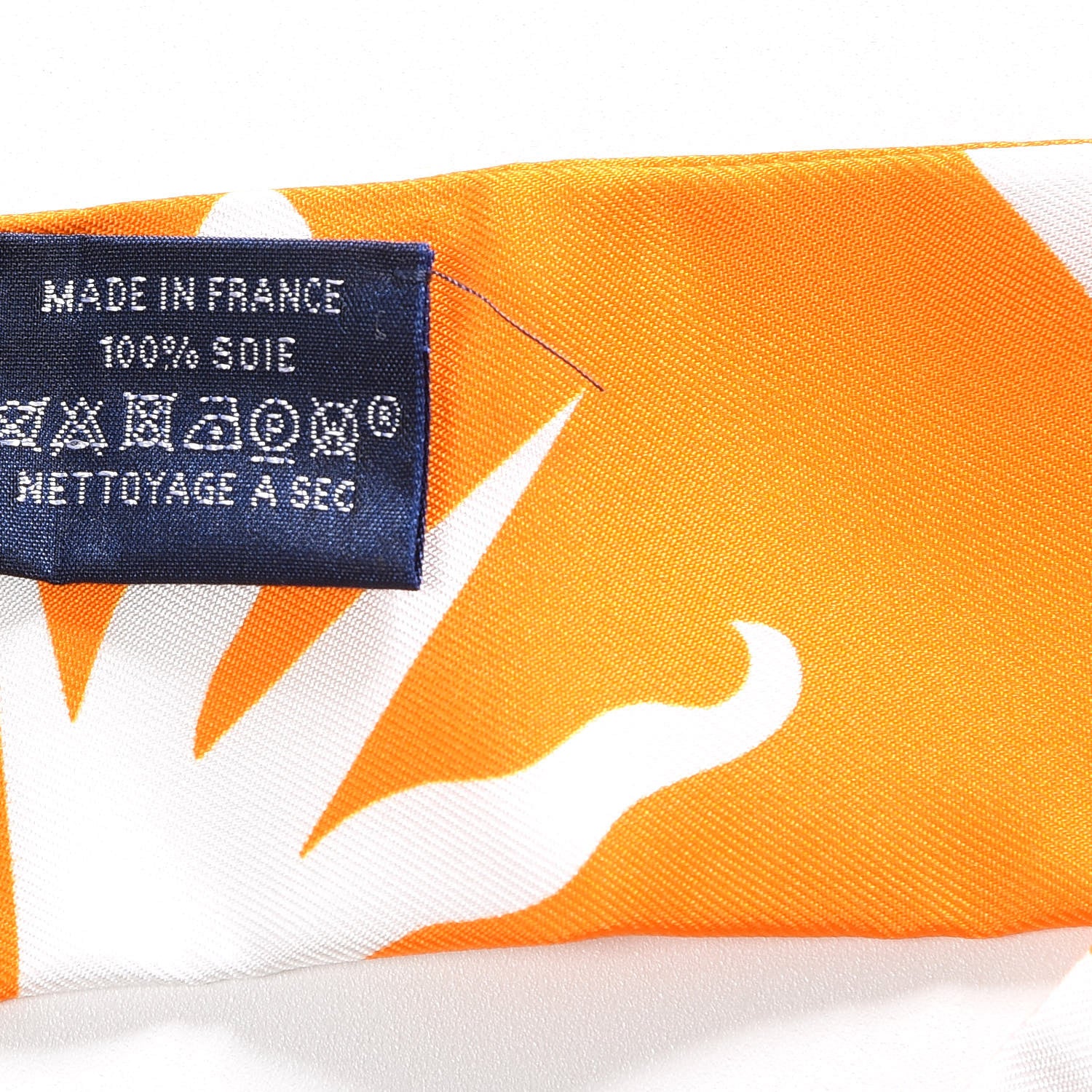 Hermes Silk Astrologie a Pois Twilly Orange Marine White 3 of 5