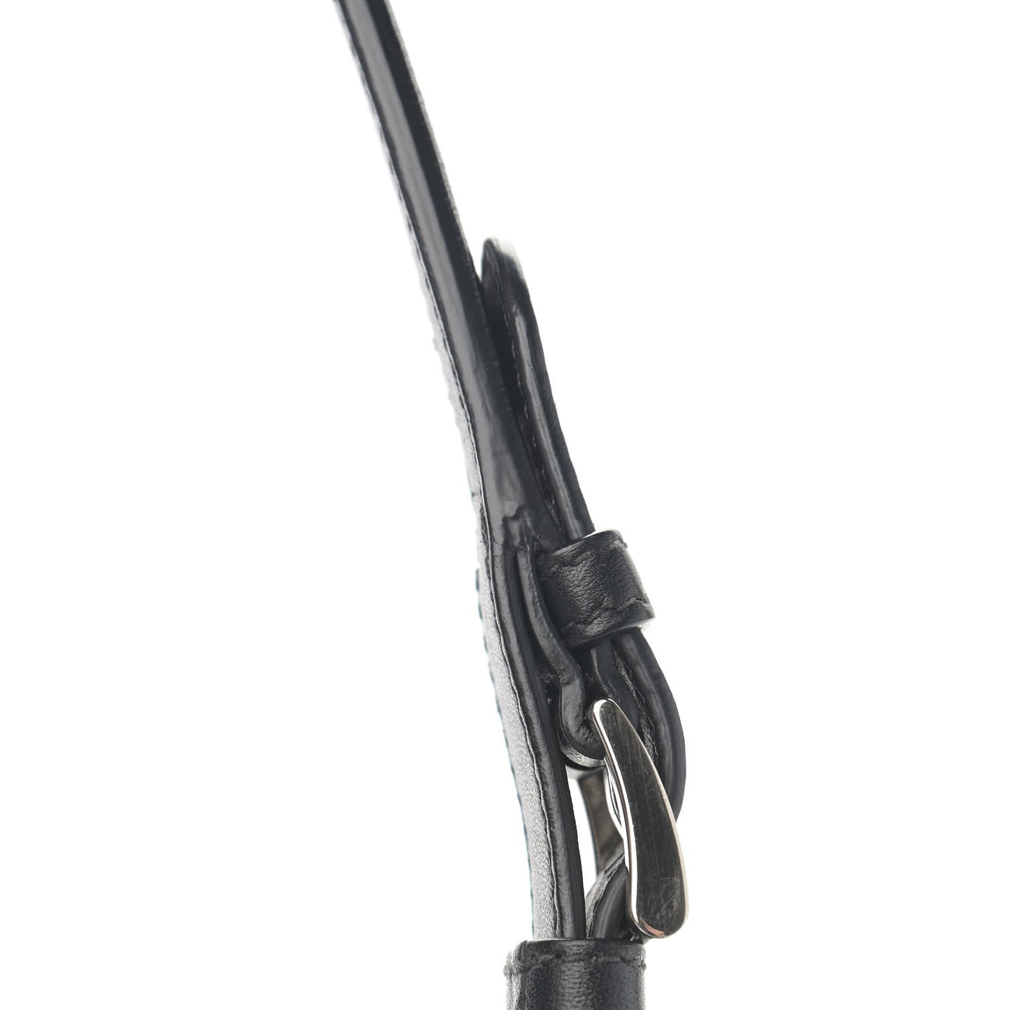 Soft Calfskin Fringe Bucket Bag Black