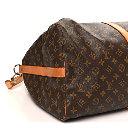 Louis Vuitton Monogram Keepall Bandouliere 55 7 of 9