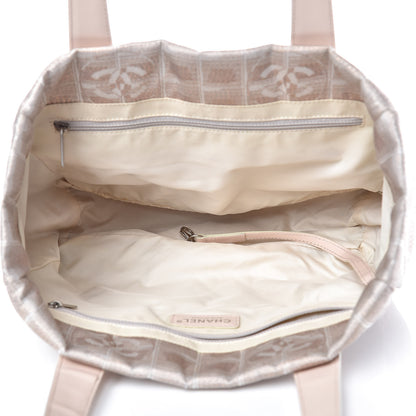 Chanel Metallic Nylon Small Travel Tote Pink 5 of 16