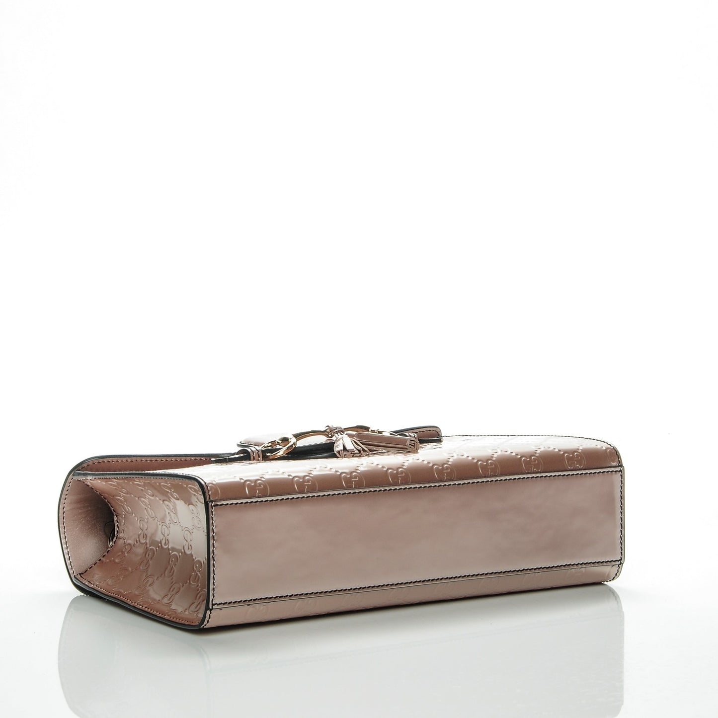 Shine Guccissima Medium Emily Chain Shoulder Bag Dark Cipria