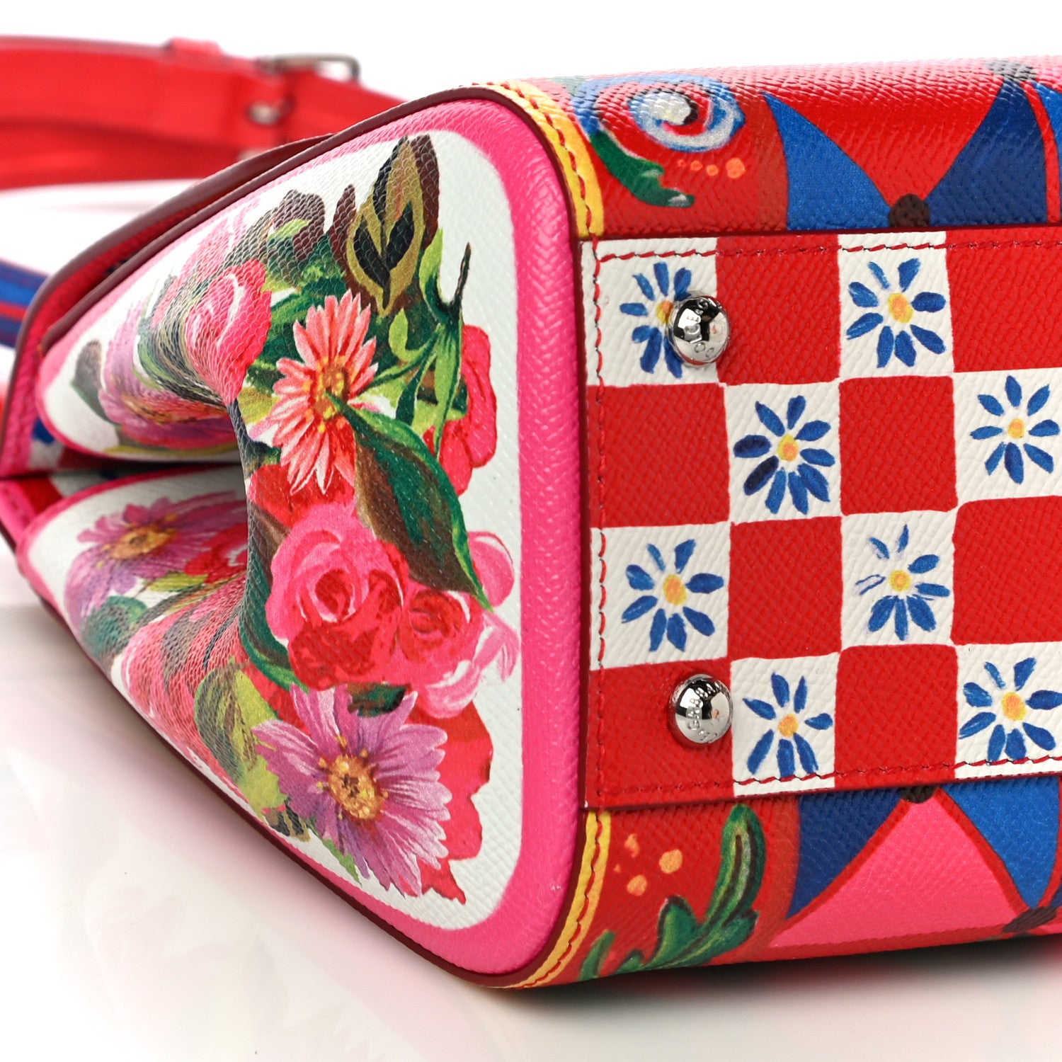 Dolce & Gabbana Dauphine Majolica Print Medium Miss Sicily Satchel Multicolor 8 of 12