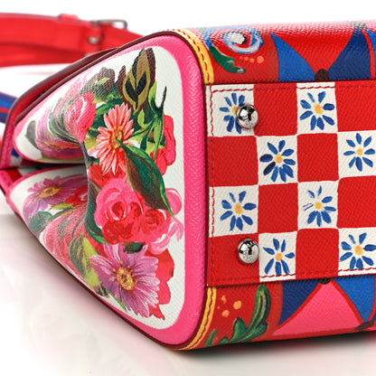 Dolce & Gabbana Dauphine Majolica Print Medium Miss Sicily Satchel Multicolor 8 of 12