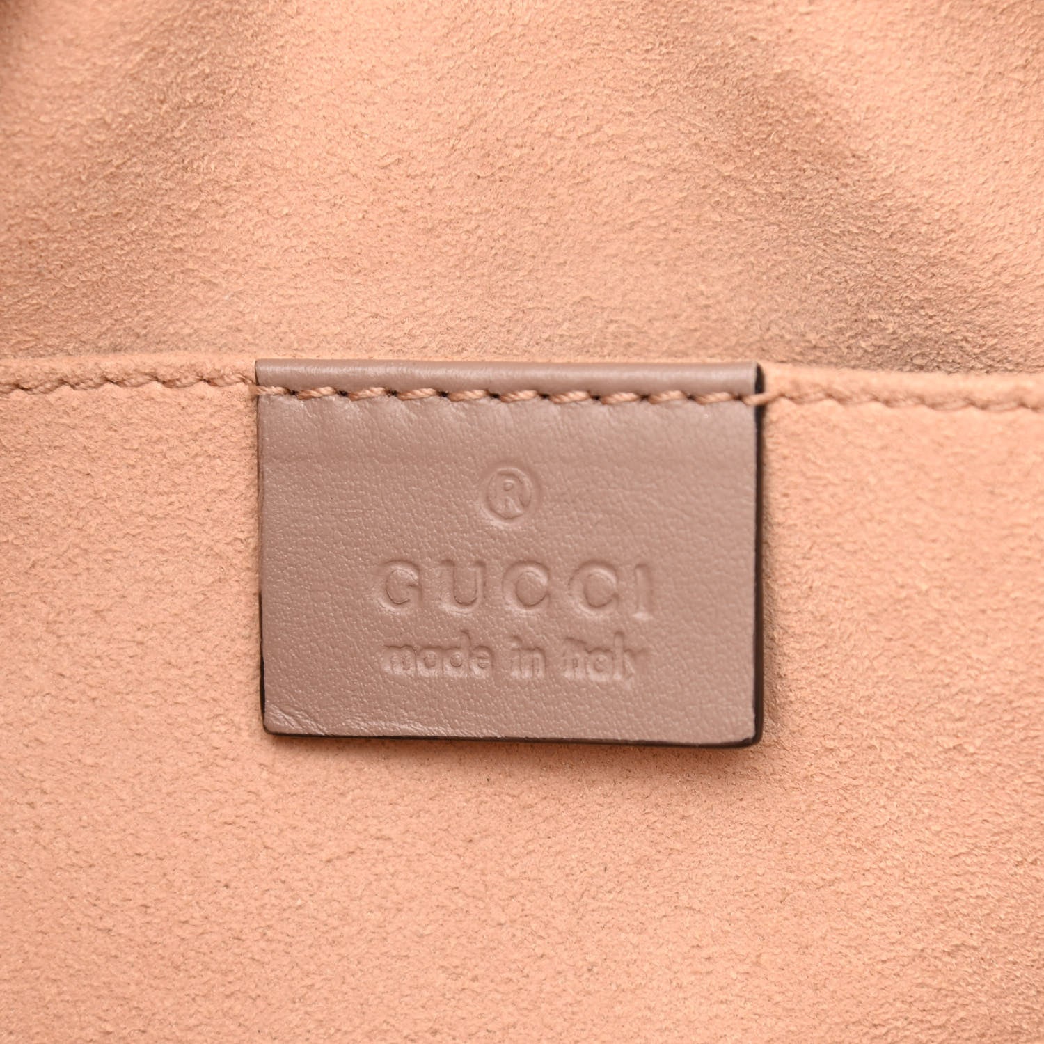 Gucci Calfskin Matelasse Small GG Marmont Chain Shoulder Bag Porcelain Rose 6 of 10