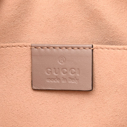 Gucci Calfskin Matelasse Small GG Marmont Chain Shoulder Bag Porcelain Rose 6 of 10