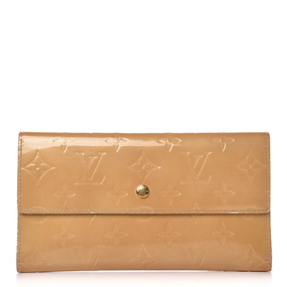 Louis Vuitton Vernis Porte Tresor International Wallet Beige 1 of 11