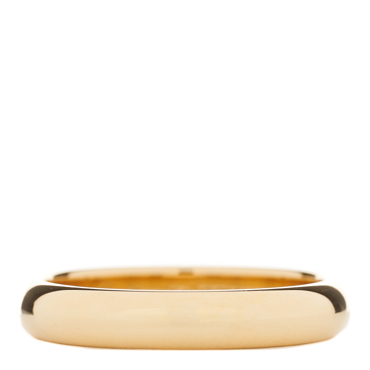 18K Yellow Gold 3.5mm 1895 Wedding Band Ring 54 6.75