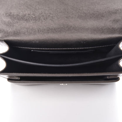 Saint Laurent Metallic Grained Calfskin Medium Monogram Sunset Dark Silver 7 of 12