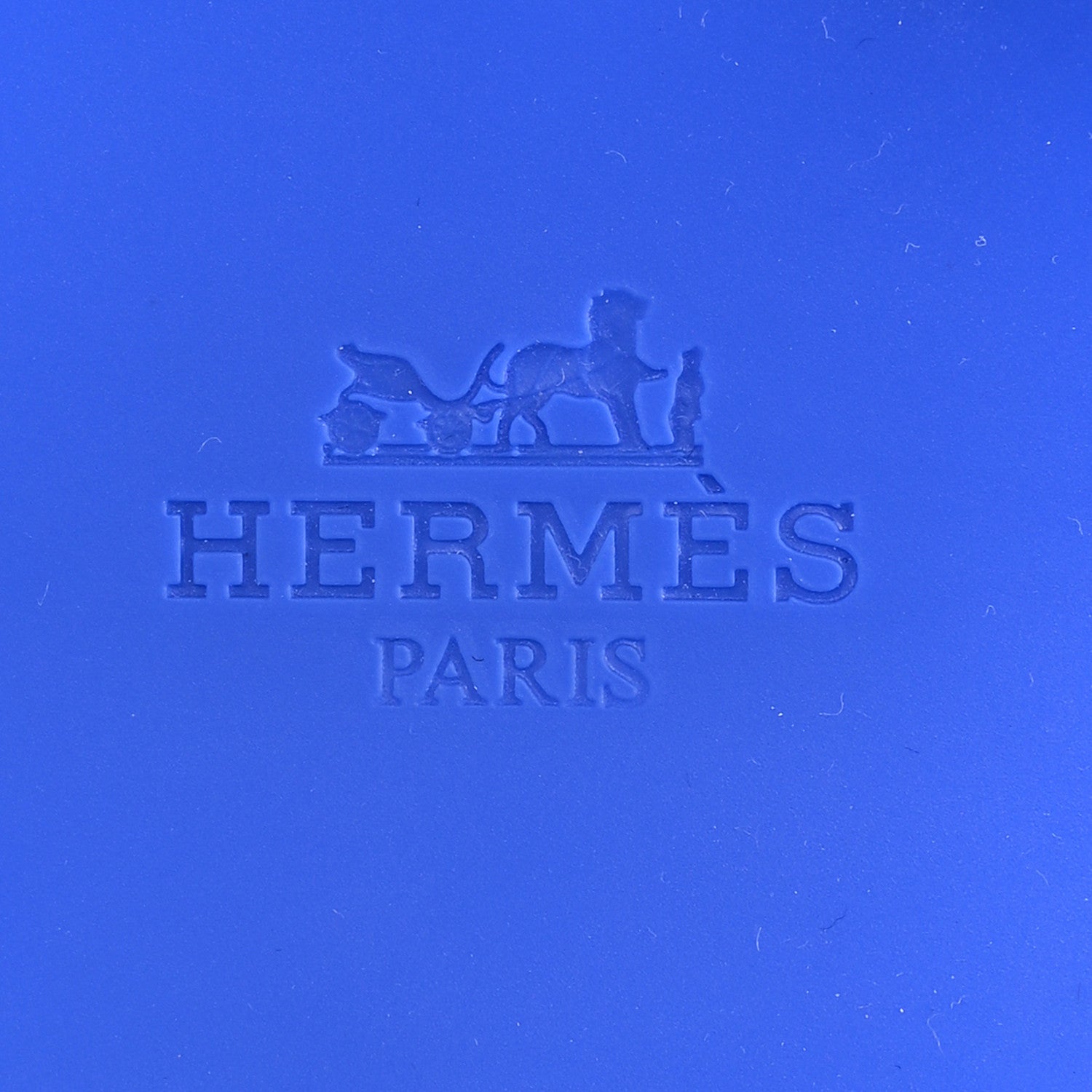 Hermes Rubber Womens Egerie Sandals 40 Bleu Outremer 8 of 10