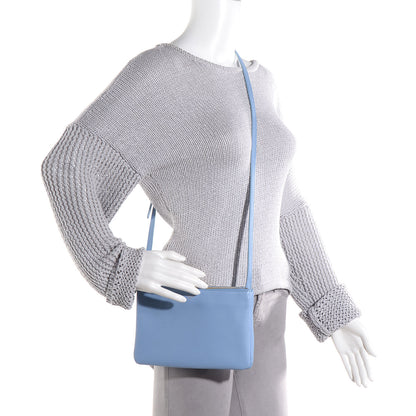 Celine Lambskin Small Trio Crossbody Bag Lavender 2 of 9