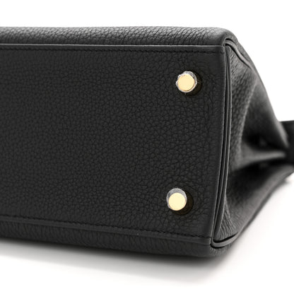 Hermes Togo Kelly Retourne 25 Black 10 of 11
