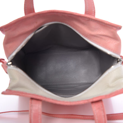 Balenciaga Agneau XS Bazar Shopper Tote Pink White 7 of 16